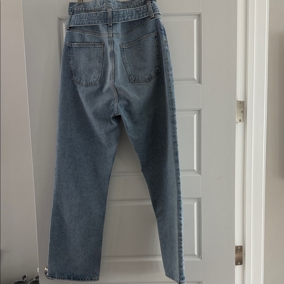 Agolde Reworked 90's Jeans Paperbag High Waisted Belted Revival Sz 27 - Picture 4 of 15